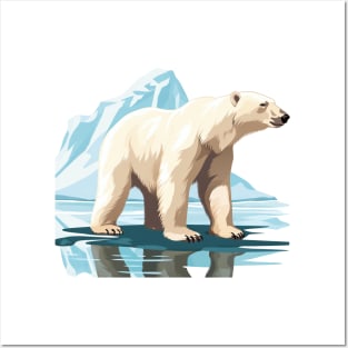 Arctic Polar Bear Posters and Art